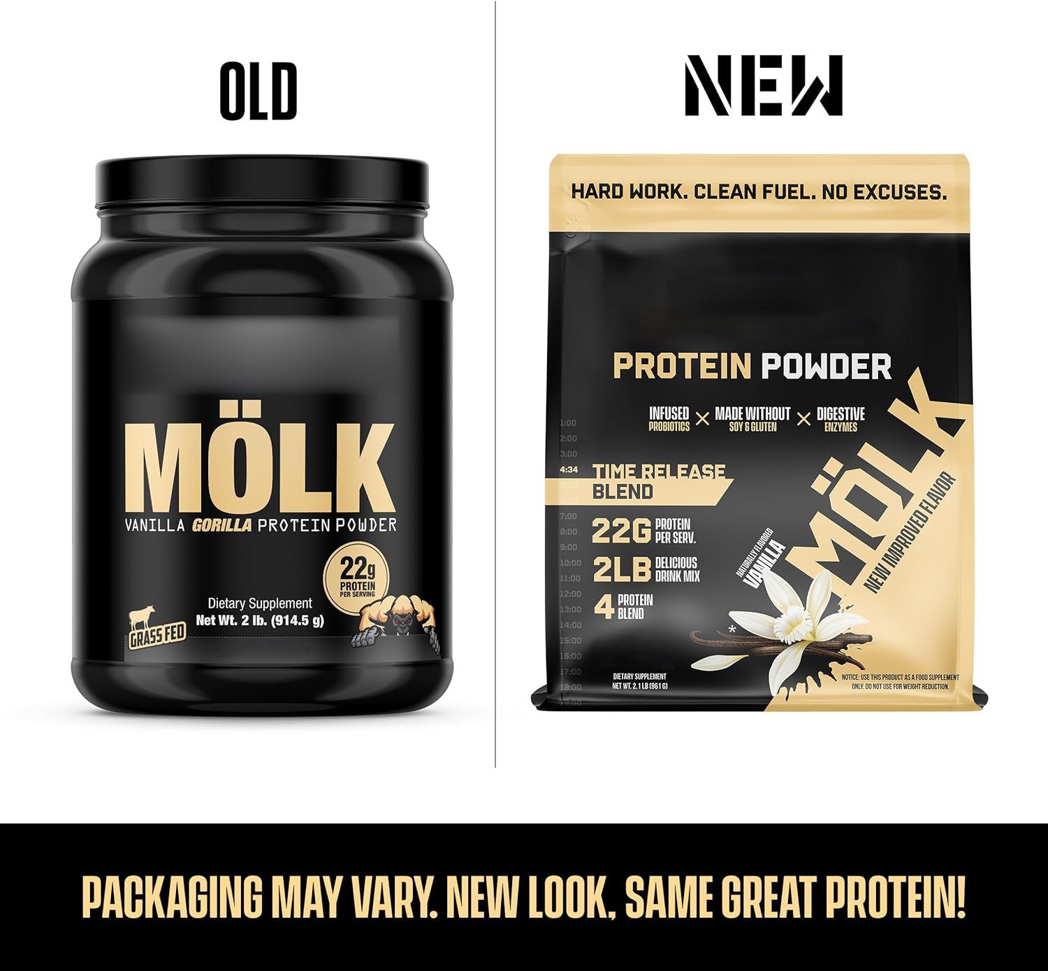 Clara de ovo desidratada com sabor de baunilha