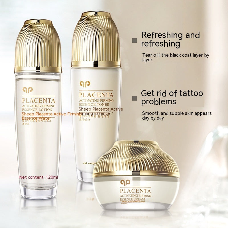 Conjunto de Loção Tônica Ativa de Placenta de Ovelha para Cuidados com a Pele